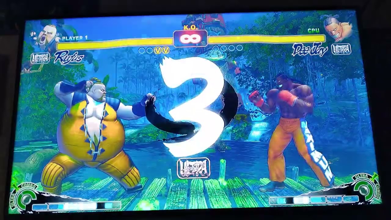 Rufus vs Dee Jay Ultra Street Fighter 4 in Xbox One 