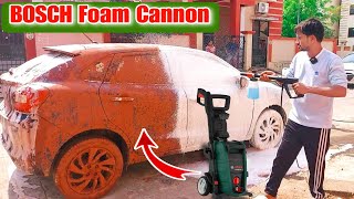 Bosch Pressure Washer Se Foaming Kaise Kare ? How To Apply Foam On Car With Bosch Pressure Washer