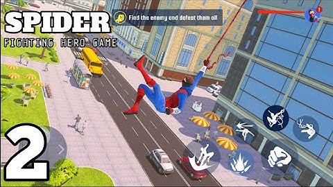 SPIDER FIGHTING HERO GAME Open World // (Android ios PART 2