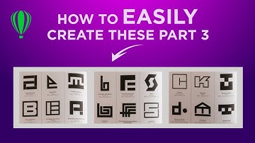 Logo modernism icons created in CorelDraw #logodesigneducation #logo #easytutorial #coreldraw