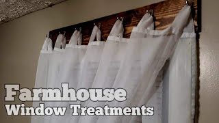 Farmhouse Window Treatments
