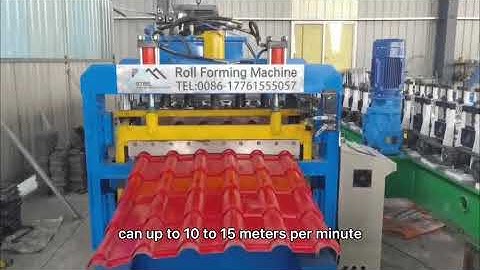 [STEELMAMA]Three layer roofing sheet machine