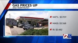 Gas prices rising again in RI, Mass.