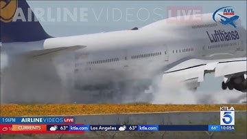 Wild video shows 747