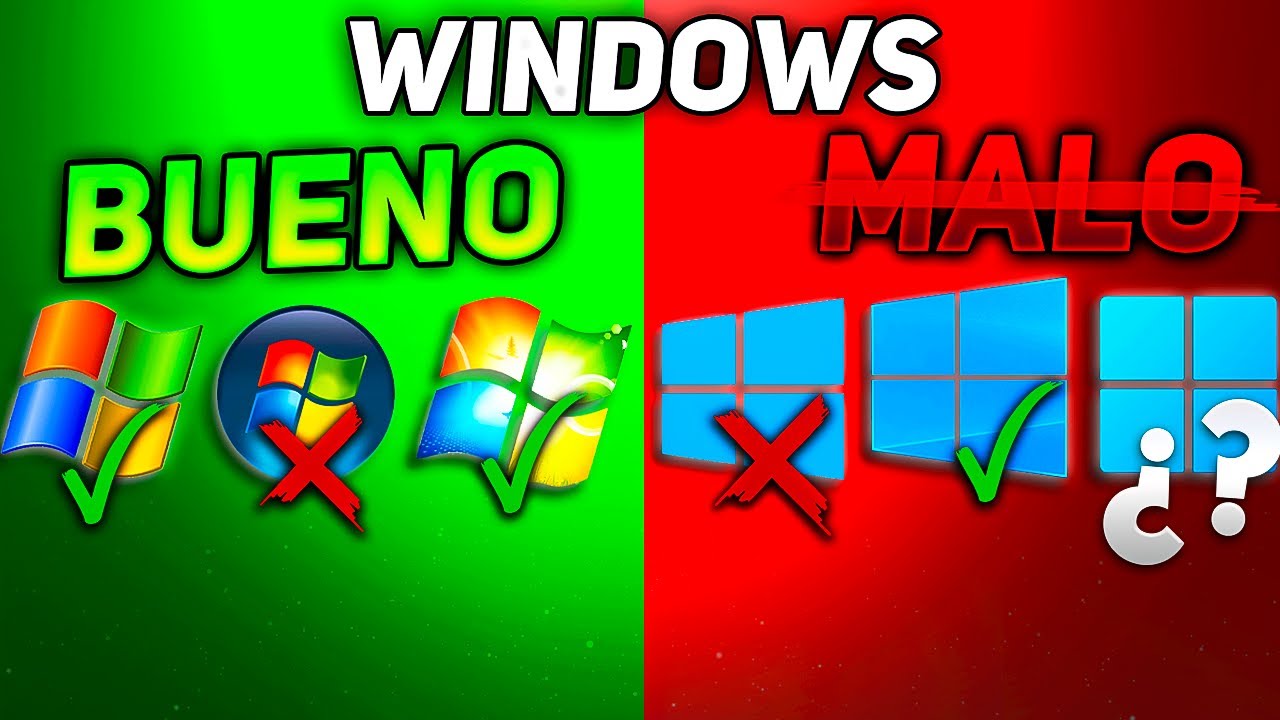 Windows Bad Good La MALDICION de Windows / Windows MALO y Windows BUENO / ¿Verdadero o ...