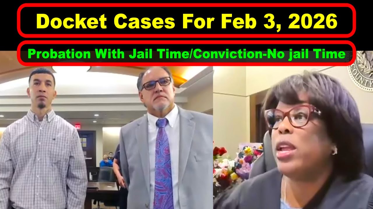 Judge Boyd's Docket From Feb 3rd,  2026  - Vikky's Court Watch