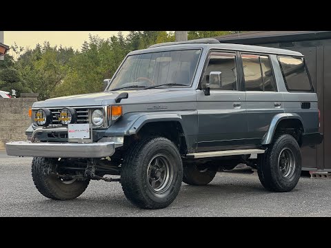 き TY164 HZJ77V ランクル 70 LX 4WD 左フロント ドアロック