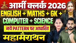 🔥 Army Clerk 2026 | English + GK + Science + Maths + Computer One Shot | Satyadev Sir Best Class 🚀