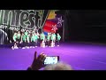 Me performing with LA Athletics NORTHERN LIGHTS Cheer Team for their first performance.  1/26/2013