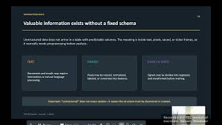 AWS Machine Learning Engineer Associate |  Data Types & Storage Fundamentals