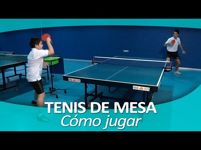 Coger la pala de ping pong 