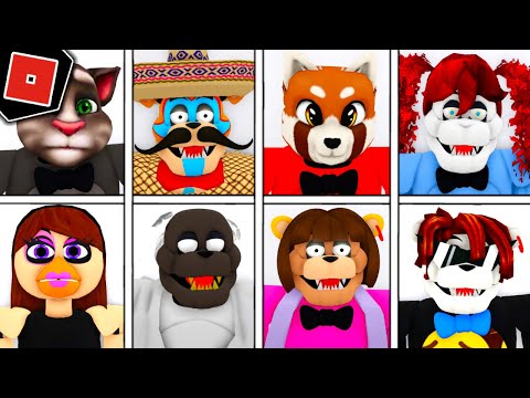 How to get ALL 7 NEW MORPHS in FNAF SECURITY BREACH MORPHS - Roblox