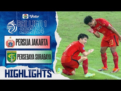 Highlights - Persija Jakarta VS Persebaya Surabaya | BRI Liga 1 2023/24