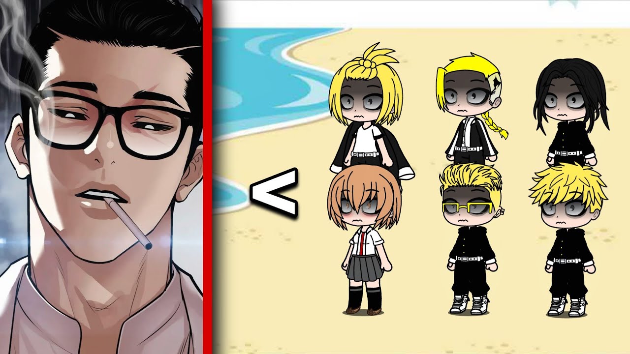 Tokyo Manji gang & Hina react to Takemichi as Gun Park | Chifuyu as Goo Kim| and Mikey as James Lee