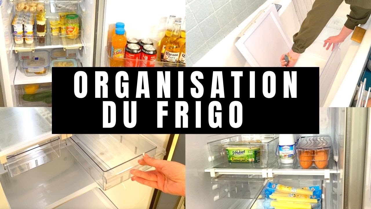 ORGANISATION DU FRIGO / RANGEMENT et ASTUCE / NETTOYAGE EN PROFONDEUR / Gain de place avec NEWCHIC.