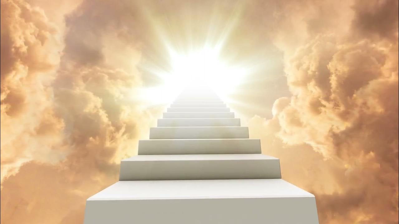 StairWay To Heaven Motion Background, Stock Video