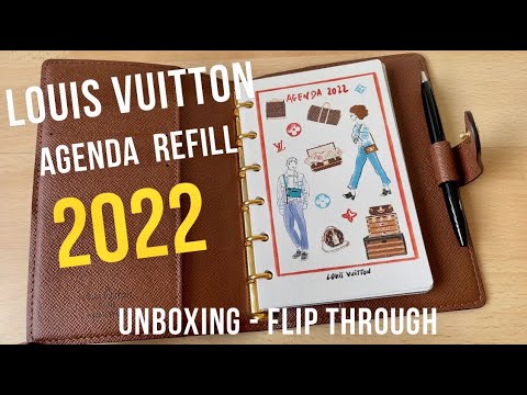 2024 Louis Vuitton Large Agenda Refill