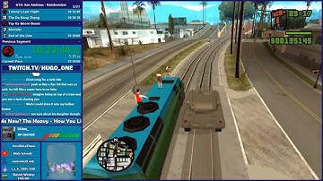 GTA San Andreas Rainbomizer Speedrun - FOLLOW THAT TRAIN!