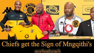 🚨Deal done manqoba mngqithi finally has decided to Sign 2 years for Kaizer chiefs as a Head Coach ✅