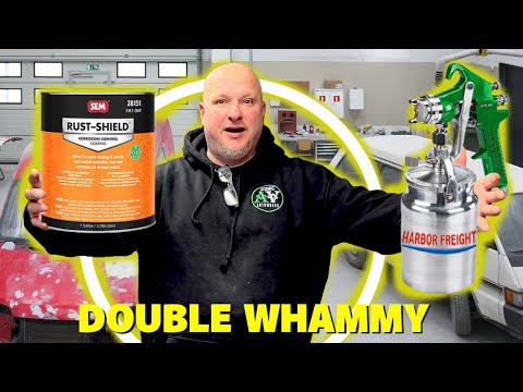 Auto Restoration Tool And Product Review. Harbor Freight Spray Gun & SEM Rust Shield