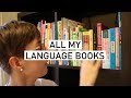 Cleaning out my language books | Bookshelf tour with a twist