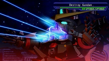 SD Gundam G-Generation Overworld - Destroy Gundam All Animations HQ Texture Pack