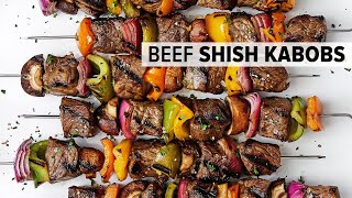 BEEF SHISH KABOBS (with the best marinade) for the ultimate summer grilling recipe! by Downshiftology 97,700 views 8 months ago 7 minutes, 8 seconds