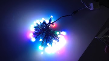 WS2811 LED Pixel Module String RGB 12mm  DC5V Christmas Tree Light With 24KEY IR Remote Controller