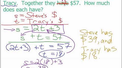 Algebra 1 4.5 Real Life Problems with Linear Systems Modeling Video PLM 3