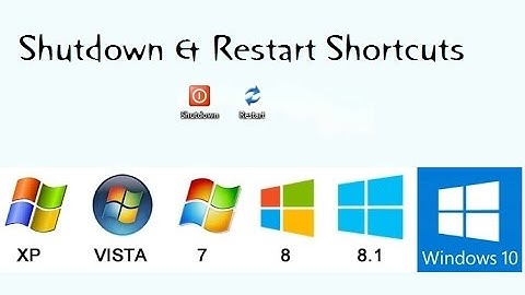 How to Create Shortcut for Shutdown & Restart your PC/Computer (windows 7/8/8.1/10)