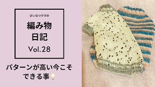 Knitting Diary Vol. 28] Dog sweater/Patterns are expensive, so I