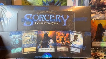 FOIL UNIQUE HIT! Sorcery: Contested Realm BETA booster box opening.
