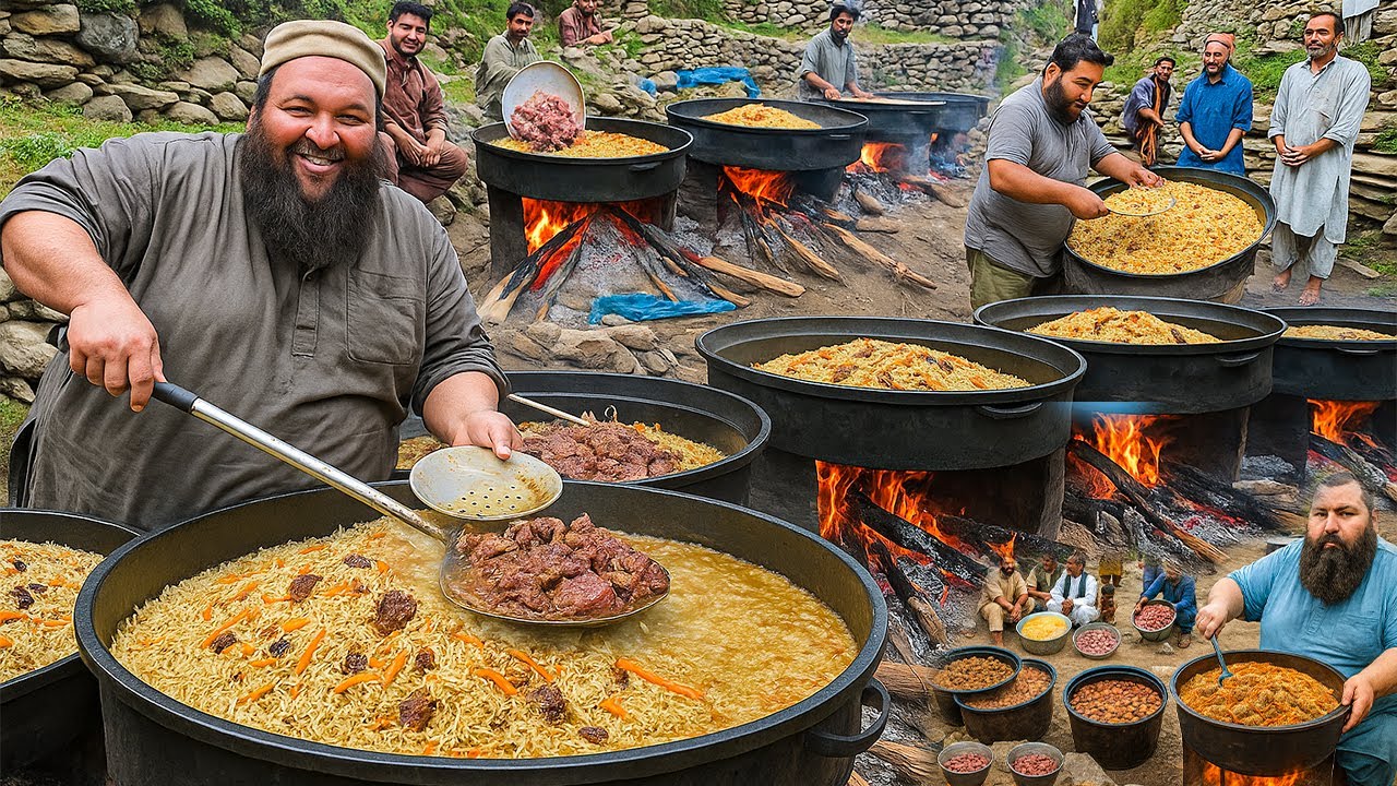 15000 жителей деревни приглашены на свадьбу. Вы никогда не видели ничего подобного. КУЛИНАРНАЯ КУ...
