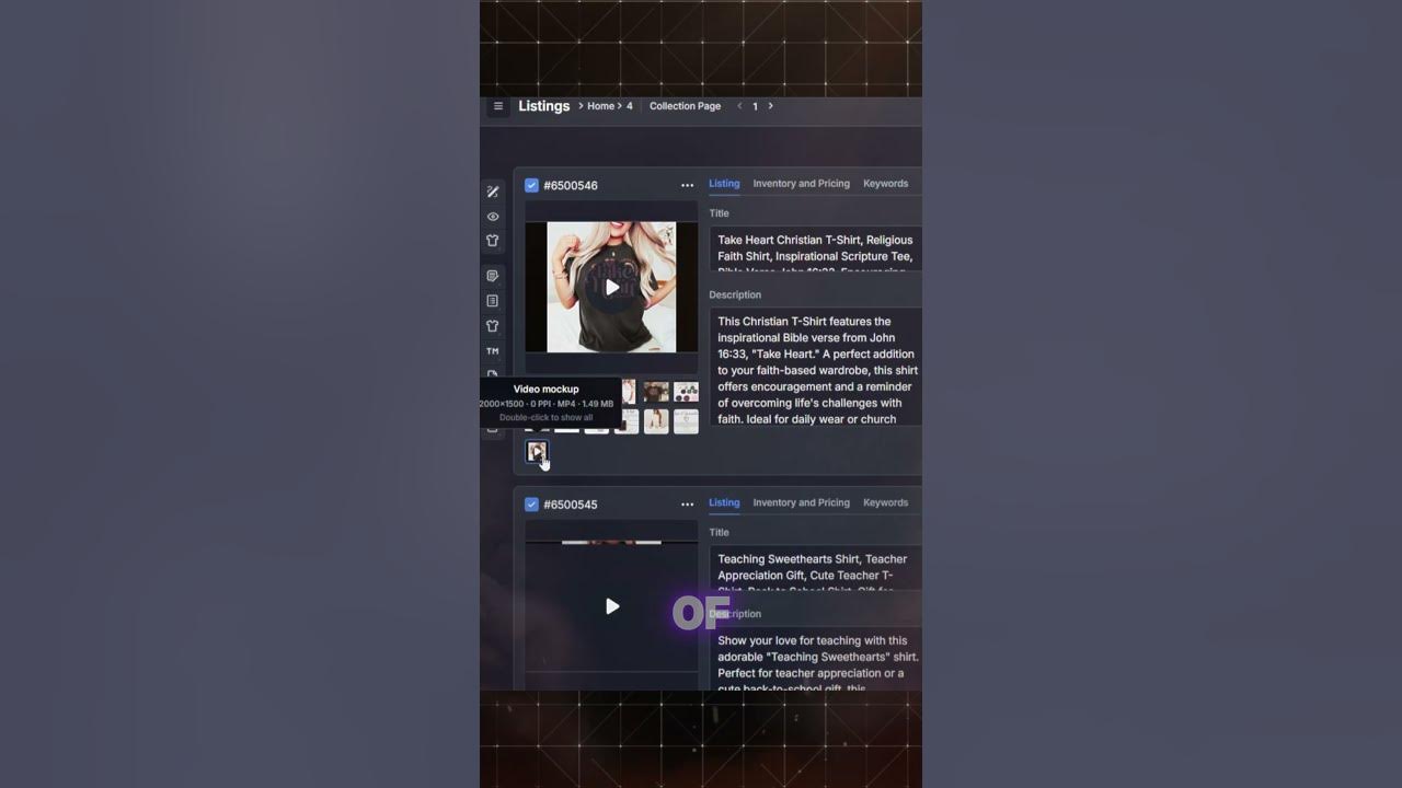Improve your listings with video mockups