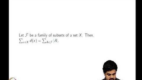 Mod-02 Lec-16 Generalization of Binomial coefficients - Part (3); Double counting - Part (1)
