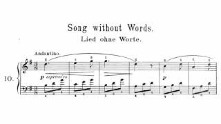 Gurlitt - Song without Words Op. 101, No. 10