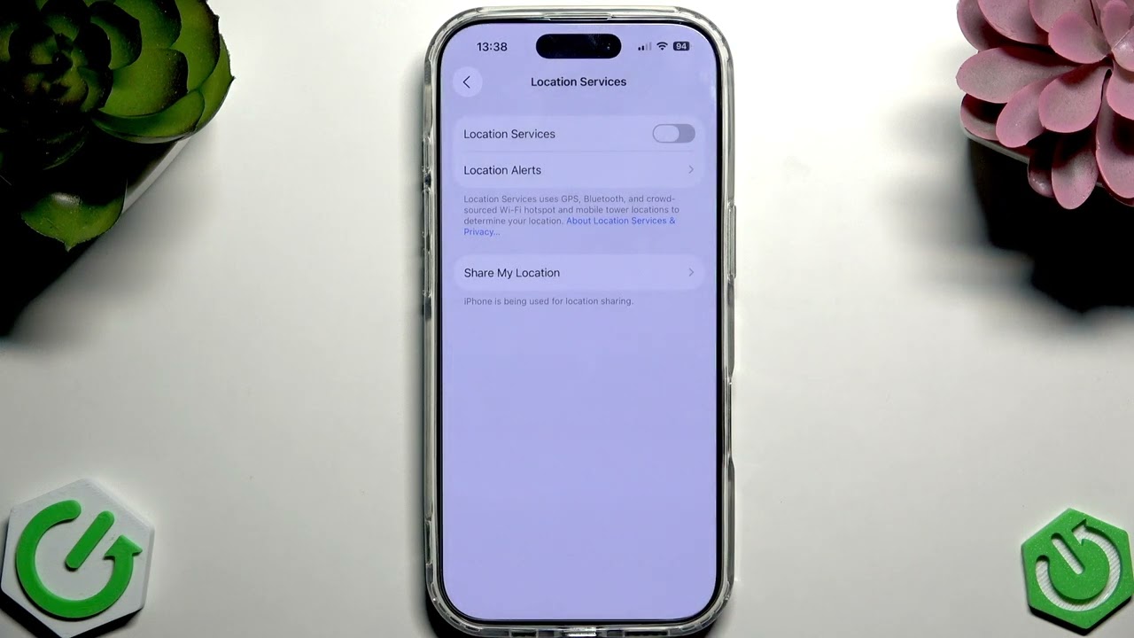 Как включить/выключить службы определения местоположения на iPhone 17?