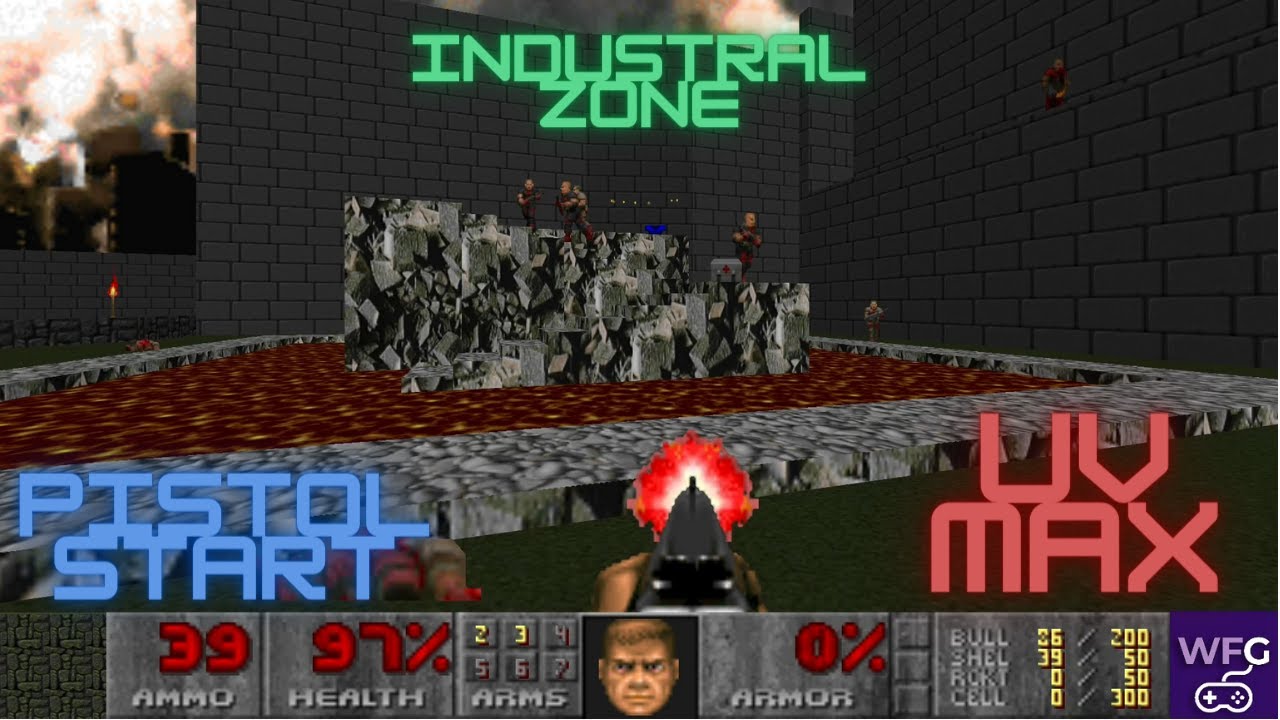 Doom 2 Map 15 Industrial Zone YouTube