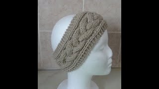 Knitting Cable Headband