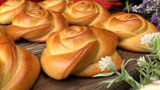 The recipe belongs to my great-grandmother! The whole family loves this rose bun recipe!