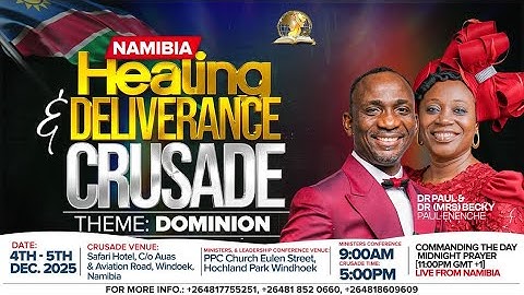 NAMIBIA HEALING AND DELIVERANCE CRUSADE || DAY 2 EVENING || 05-12-2025