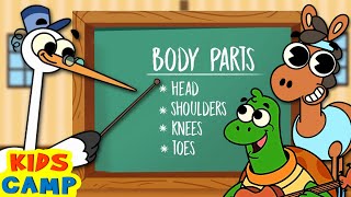 Head Shoulders Knees And Toes | KidsCamp Nursery Rhymes For Babies