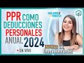 DEDUCCIONES PERSONALES SAT PPR Y SEGURO DE VIDA | EMMA HERNANDEZ