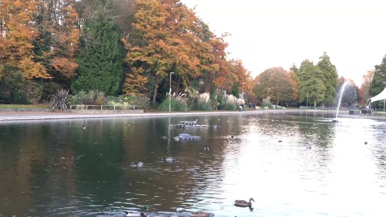 Eastrop Park in Autumn Basingstoke park Eastrop Park YouTube