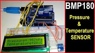 BMP180 Arduino Tutorial | Measure Pressure & Temperature