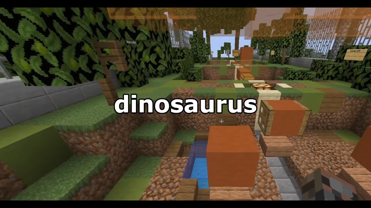Parkour At Fly1ngBanana's House #3 (JURASSIC) | Minecraft [Hypixel]