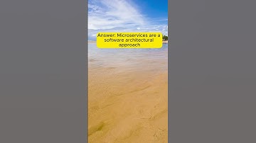 What are microservices, and why are they used in modern software architecture?