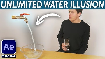 How to Create FLOATING WATER TAP ILLUSION - After Effects VFX Tutorial