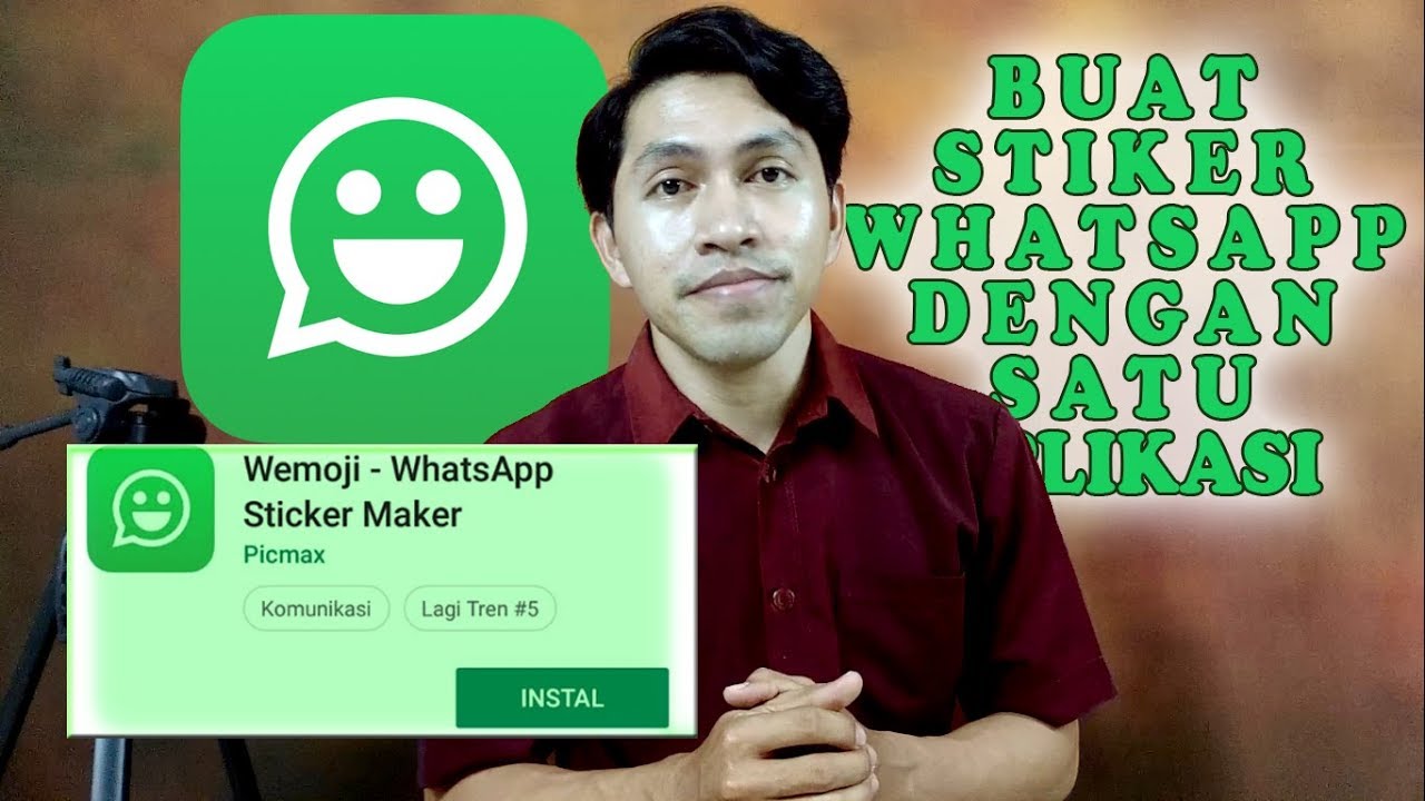 Cara Membuat Stiker Whatsapp Dengan Menggunakan Satu Aplikasi