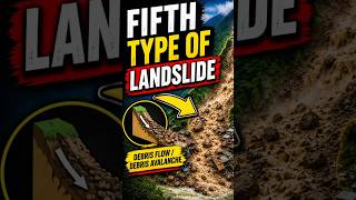 fifth type of landslide#geography #map #education #study #videos
